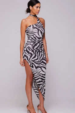 Online Nicole Mesh Midi In Tigris Women Dresses