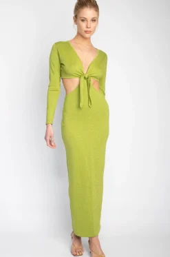 Online Noelle Maxi In Lime Women Dresses
