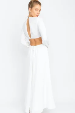 Best Sale Noelle Maxi In White Women Dresses