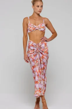 Hot Pepper Bra Top In Coral Women Tops