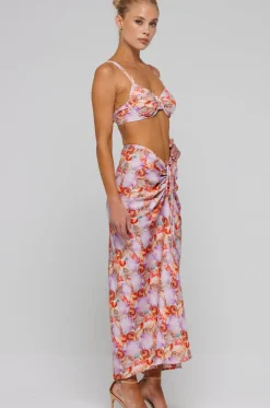 Hot Pepper Bra Top In Coral Women Tops