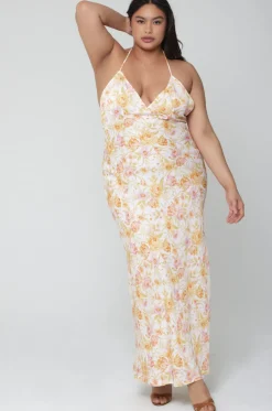 Shop Pfeiffer Dress In Gardenia Women Dresses