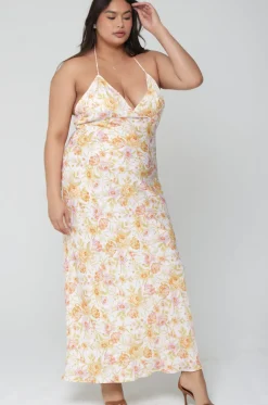 Shop Pfeiffer Dress In Gardenia Women Dresses