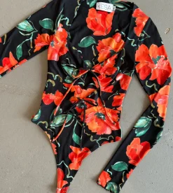 Discount Presley Bodysuit In Poppy Women Tops