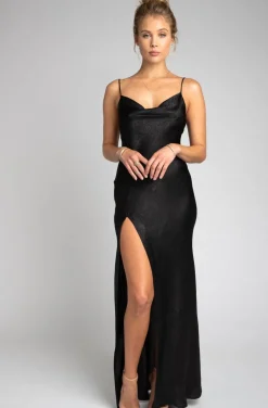 Discount River Slip In Black Women Dresses