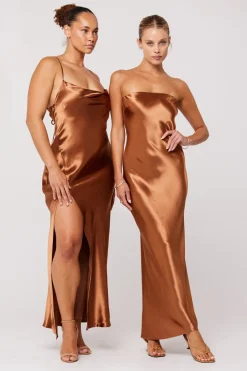 Sale River Slip In Copper Women Dresses