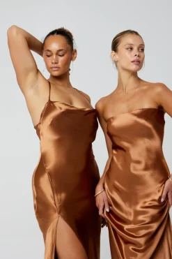 Sale River Slip In Copper Women Dresses