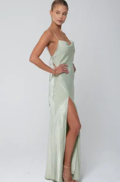 Flash Sale River Slip In Sage Women Dresses