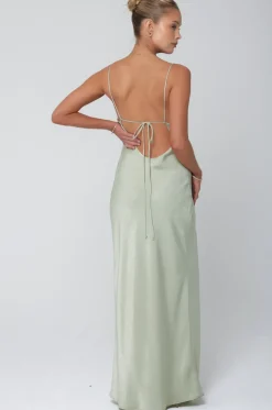 Flash Sale River Slip In Sage Women Dresses