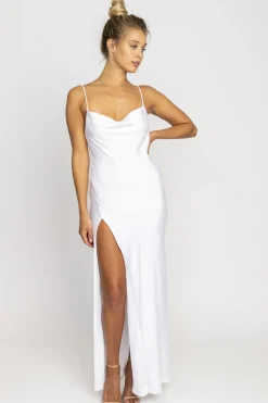 Cheap River Slip In White Women Dresses