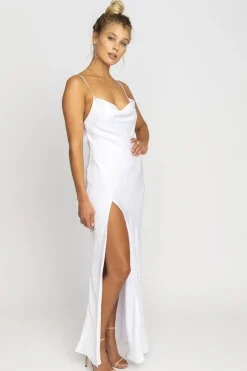Cheap River Slip In White Women Dresses