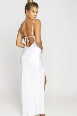Cheap River Slip In White Women Dresses