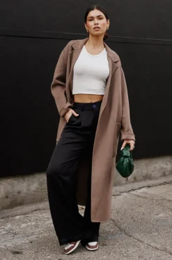 Sale Ryder Coat In Taupe Women Tops