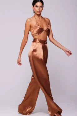 Store Sasha Trouser In Copper Women Bottoms