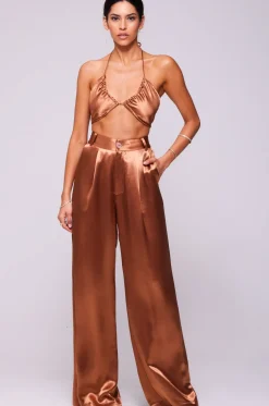 Store Sasha Trouser In Copper Women Bottoms