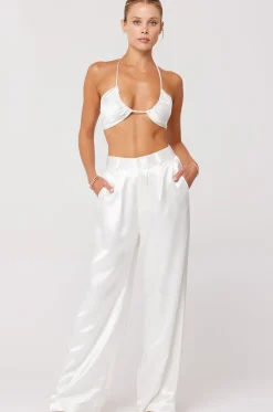 Cheap Sasha Trouser In Pearl Women Bottoms