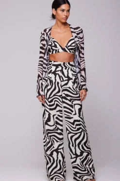 Fashion Sasha Trouser In Tigris Women Bottoms