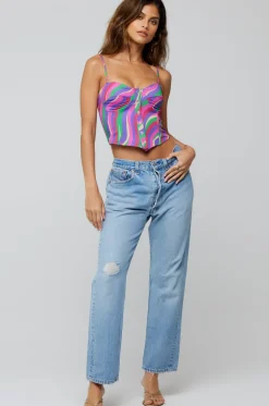 Online Sienna Corset In Candy Women Tops