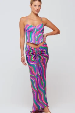 Online Sienna Corset In Candy Women Tops