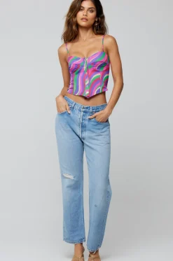Online Sienna Corset In Candy Women Tops