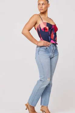 New Sienna Corset In Picasso Women Tops