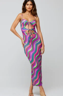 Sale Summer Midi In Candy Women Dresses