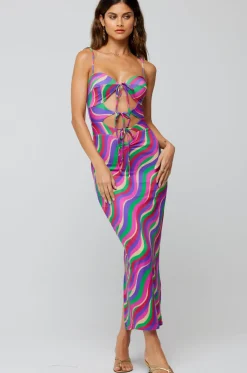 Sale Summer Midi In Candy Women Dresses
