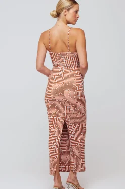 Shop Summer Midi In Coconut Women Dresses