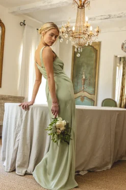 Flash Sale Violet Maxi In Sage Women Dresses