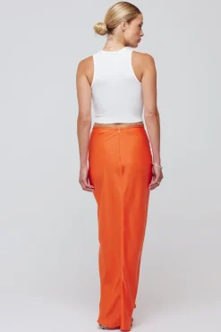 Discount Ziggy Skirt In Papaya Women Bottoms